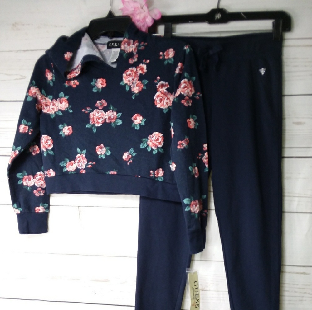 Guess set pants sweater girl